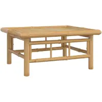 vidaXL Gartentisch 65x55x30 cm Bambus