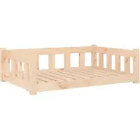 vidaXL Hundebett 95,5x65,5x28 cm Massivholz Kiefer