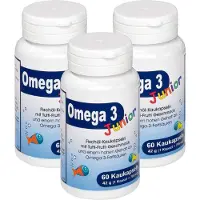 BERCO Omega-3 Junior Kaukapseln 3-er Set 3x60 St Kapseln