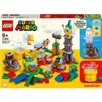 LEGO 71380 Super Mario Baumeister-Set für eigene Abenteuer, Erweiterungsset, baubares Spiel