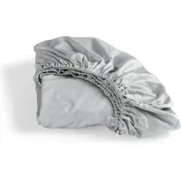 Cinderella Spannbettuch Sundays Light Grey (Satin)-160 x 200 cm