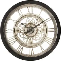 Atmosphera Jj2262 Wanduhr Schwarz Schwarz One Size