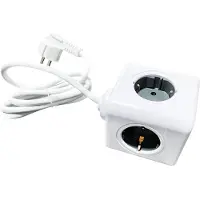 Technaxx Power Cube USB TX-195, 1,4 m, Drinnen, Weiß, 4 AC-Ausgänge, 230 V, 50/60 Hz