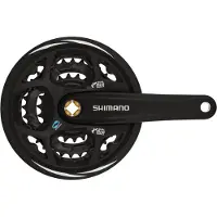 Shimano Altus FC-M311 Kurbelgarnitur 42/32/22 schwarz 175mm 2022 Kurbelgarnituren