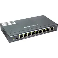 Ruijie Networks RG-ES209GC-P, Managed, Gigabit Ethernet (10/100/1000), Power over Ethernet (PoE)