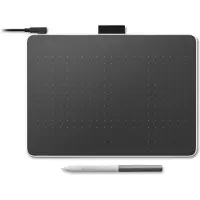 Wacom Intuos One Medium, Verkabelt & Kabellos, 216 x 135 mm, USB/Bluetooth, Stift, Grau, Weiß, Windows 10, Windows 10 Home, Windows 10 Home x64, Windows 10 Pro, Windows 10 Pro x64, Windows 10...