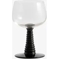 Nordal Gorm Weingläser schwarz 4er-Set