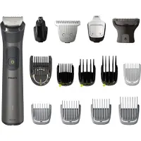 Philips All-in-One Trimmer MG7950/15 Serie 7000, Grau, 0,5 mm, 2 cm, 0,2 mm, Bart, Ohr, Nase, Edelstahl