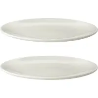 Maastricht porselein Maastricht Porzellan Teller coupe Lux 25,5 cm Offwhite Porzellan 2 Stück