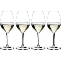 Riedel Serie VINUM Champagner Weinglas 445 ml 4 Stück im Set
