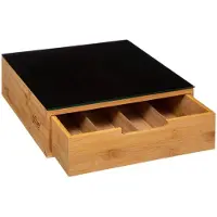 5 Five Schwarze Bambus-Kapselschublade