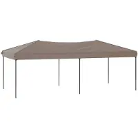 vidaXL Partyzelt Faltbar Taupe 3x6 m