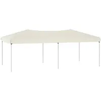 vidaXL Partyzelt Faltbar Creme 3x6 m
