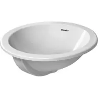 Duravit Einbauwaschtisch Architec d 47cm, we, Einb. v o, o HL u HLB, m ÜL