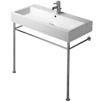 Duravit Metallkonsole VERO höhenv +50mm f Waschtisch 045410 chr