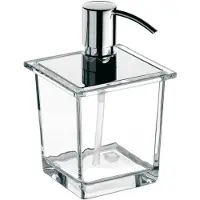 Emco liaison Seifenspender (Reling) 182100106 Kristallglas, Metallp., 365ml, chrom chrom Kristallglas,...
