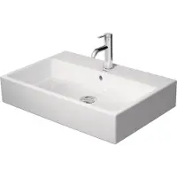 Duravit Waschtisch VERO AIR o ÜL m HLB geschli 700x470mm o HL weiß ohne Hahnloch weiß