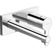 Hansa Fertigmontageset Waschtisch Wandbatterie 2-Loch Hansadesigno Style chrom, 51092183