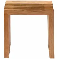 Cinas - Rippenhocker - Teak