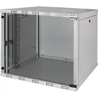 Logilink W09B54G - Wandmontiertes Regal - 9U - 50 kg - 17 kg - Grau