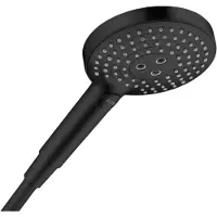 Hansgrohe Handbrause Axor innenlie. Wasserf., 120mm, 3jet, matt-sw