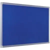 BI-Office Generation A9 Filztafel - 120x90cm, Blaue Filzoberfläche