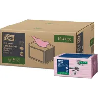 Tork Premium Spec. Reinigungstuch 1-lagig, rot, 38 x 30 cm, Karton mit 8 Packungen / 40 Tüchern