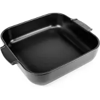 Peugeot Auflaufform Quadratisch Céramique Satin-Black 36 cm