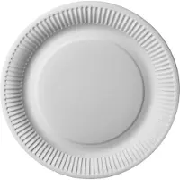 Papstar Teller, Pappe "pure" rund Ø 26 cm weiß extra stark, 10 x 50 Stück 500 Stück