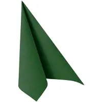 Papstar 12 X 20 Servietten "ROYAL Collection" 1/4-Falz 33 cm x 33 cm dunkelgrün