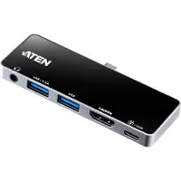 Aten Uh3238 Usb-c Travel Dock Dockingstation