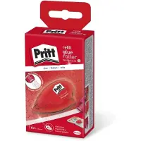 Pritt Kleberoller Refill permanent 16m x 8,4mm rot Packung mit 5 Stück