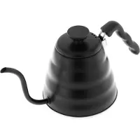 Hario Bouno VBK-120-MB V60 - Wasserkocher de Kaffee mit Hals de Schwan (1,2 L/1200 ml), Farbe schwarz