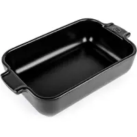 Peugeot Auflaufform Appolia Rechteckig Satinschwarz 22 cm