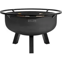 Cook King Feuerschale PORTO XXL Ø80cm Feuerstelle 2mm Feuerkorb Stahl Garten Grill