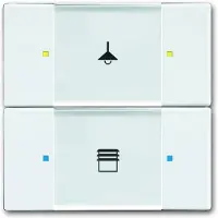 Busch-Jaeger 6126/02-84, Weiß, Schraubenlos, , Glänzend, 6120-0-0071 6120-0-0074 6310-0-0059 6310-0-0060 6900-0-1703, CE