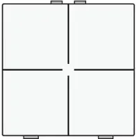 Niko 154-51004 4 fach Taster für Niko Home Control, white coated 15451004