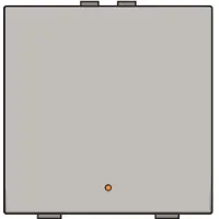 Niko 157-52001 Einfach Taster mit LED für Niko Home Control champagne coated 15752001