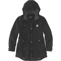Carhartt Jacke Weathered Duck Coat Damen Black-S