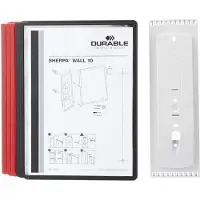 Durable Sherpa Sichttafelsystem WALL mit 10 Sichttafeln