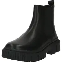 Timberland für Damen. TB0A5ZCG0011 Chelsea Field Halbhohe Lederstiefeletten Schwarz (41.5 W), Wohnung, Keine, Lässig