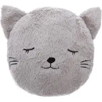 Douceur D`Interieur Cat Cushion Grau
