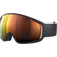 POC - Skibrille - Zonula Uranium Black/Partly Sunny Orange - schwarz