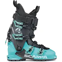 Scarpa - Gripwalk-kompatible Skitouren- und Alpinskischuhe - 4-Quattro XT Wmn Ceramic für Damen - Größe 25.5, aus Wolle - Blau