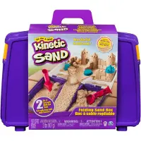 Kinetic Sand Sandspiel Koffer, Kinetischer Sand für Kinder, 5 Jahr(e), Mehrfarbig