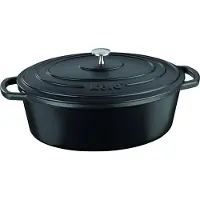 kela Calido, 6 l, Schwarz, Eisenguss, Emaille, 330 mm, 260 mm