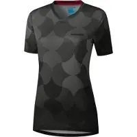 Shimano Saiko Kurzarmtrikot Damen schwarz/grau XXL 2022 Fahrradtrikots