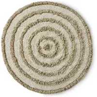 HK Living Badematte rund creme Ø120cm