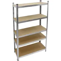 ECD-Germany | Wandregale Timo naturel MDF 40x90x180 cm | NADUVI