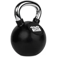 VirtuFit Kettlebell Gummi/Chrom